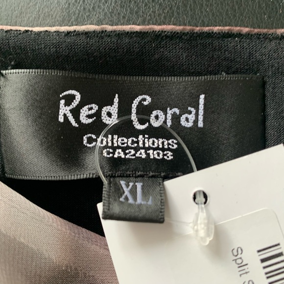 Red Coral Ethereal Top/Blouse - Picture 4 of 6